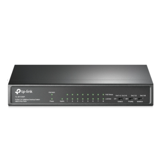 9-Port Unmanaged Switch with 8 PoE Ports