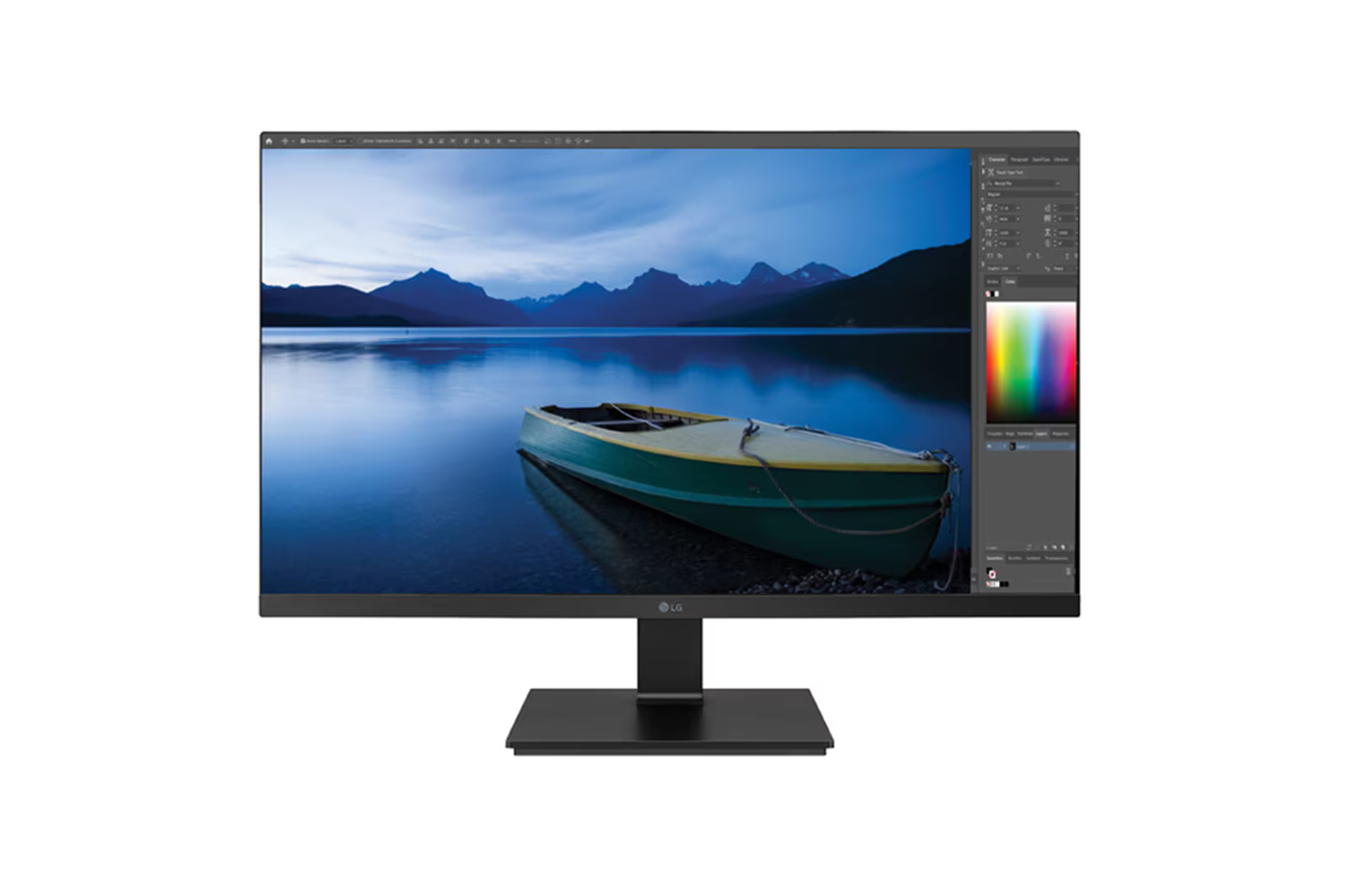 LG 24-inch ergonomic display