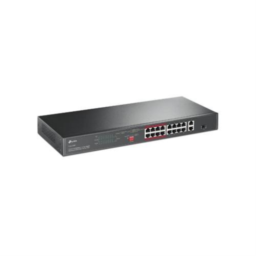 16-Port 10/100 Mbps 2-Port Gigabit Rackmount Switch