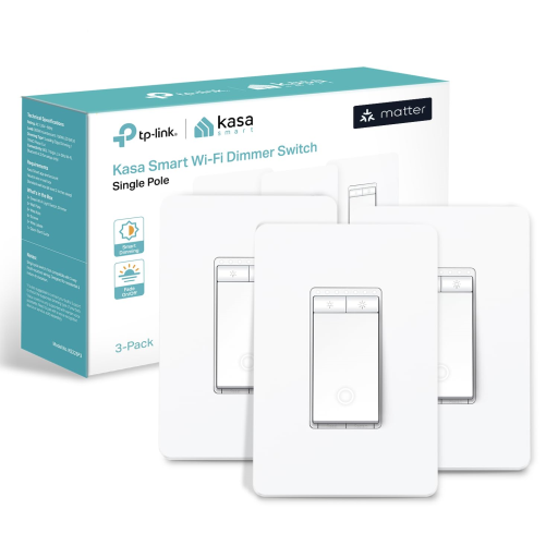 Kasa Smart Wi-Fi Dimmer Switch, Matter