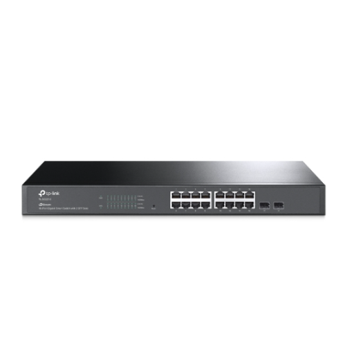 JetStream 16-Port Gigabit Smart Switch with 2 SFP Slots