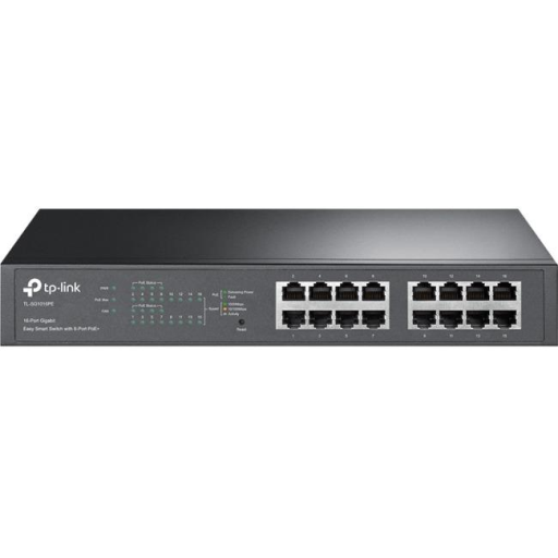 JetStream? 16-Port Gigabit Desktop/Rackmount PoE Easy Smart Switch