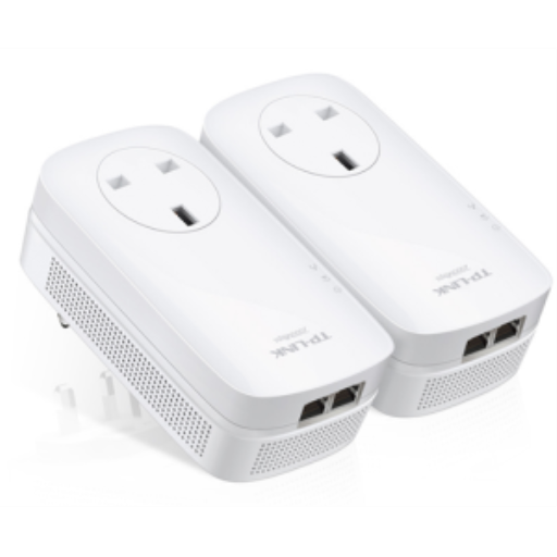AV2000?2-Port?Gigabit?Passthrough?Powerline?Starter Kit