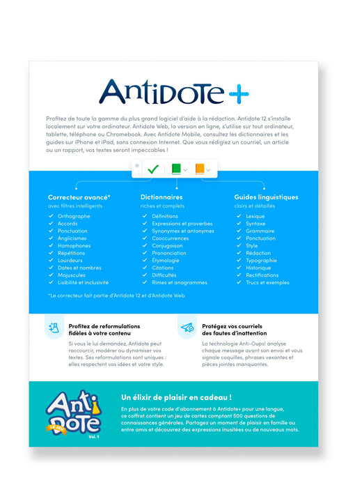 Antidote+ Personnel 2024