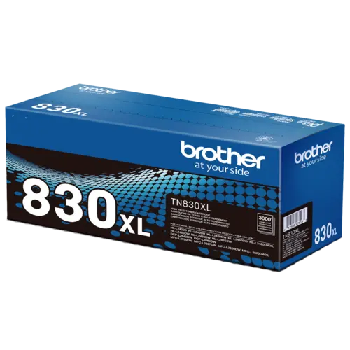 Brother TN830XL ​​Genuine High Yield Black Toner Cartridge