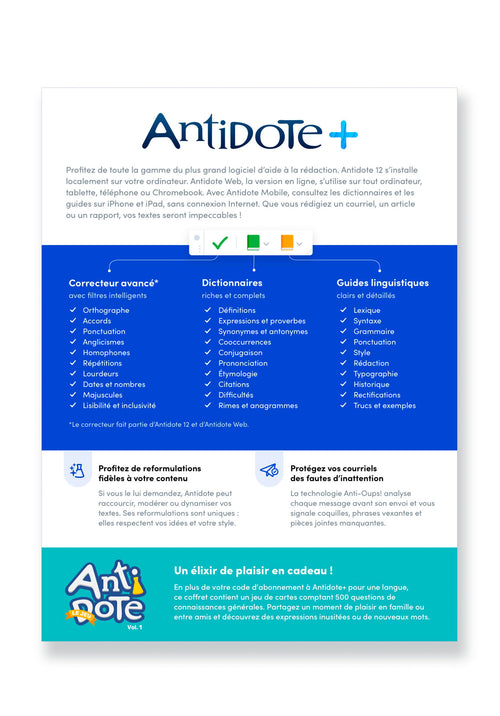 Antidote+ Family 2024