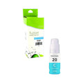 Encre fuzion GI-20C cyan avec sa boîte, compatible Canon PIXMA G5020, G6020 et G7020