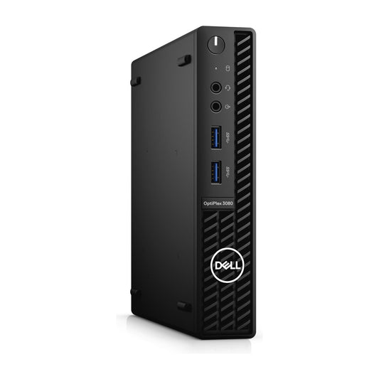 Dell OptiPlex micro, fond blanc